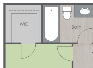 2 Bed 1 Bath